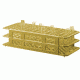 Labnet Yellow 25mm Test Tube Rack,Pk/5 K567-06