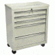 Lakeside Manufacturing Bedside Cart Beige 4 Drawer BV01, Unit EA