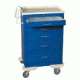 Lakeside Manufacturing Emergency Cart Blue 3 Drawer C-324-P2K-1B, Unit EA