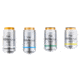 LW Scientific Infinity Semiplan Objectives Set For i4 Microscope 4x, 10x, 40x, 100x, I4O-SET7-IS77