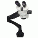 LW Scientific Z4  Binocular Stereo Zoom Microscope on Pnuematic Arm, CREAM Z4M-TZM7-PA77