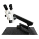 LW Scientific Z4 Trinocular Stereo Zoom Microscope on Articlulating Arm, Clamp Base, CREAM Z4M-TZM7-BMAC
