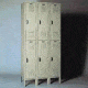 Lyon Metal Products Locker 2TIER(2OPEN)GRY12X12X36 DD5202
