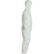 Magid Glove DuPont Tyvek Coveralls w/Attached Hood, White, L, Case of 25, CVCH11L