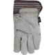 MCR Safety A Shoulder Leather Palm Work Gloves, 2.5in Plasticized Safety Cuff, Right Hand, Gray, Large, 1400RH