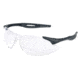 MCR Safety A1 Series Safety Glasses, Anti-Fog Lens, Extremely Flexible Temples, Non-Slip Temples and Soft TPR Nose Piece, Clear Lens/Black Frame, One Size, IA110AF