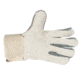 MCR Safety Big Jake Premium A+ Side Leather Palm Work Gloves, Sewn with DuPont Kevlar, 2 3/4in Safety Cuff, Gray, Large, 1700L