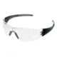 MCR Safety CK2 Series Safety Glasses, Non-Slip Temple Sleeves and Soft Nose Piece, Clear, One Size, CK210