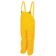 MCR Safety Classic Series Waterproof Rain Pants, .35mm PVC/Poly, Bib Overall Style with Fly Front, Yellow, L, 200BPL