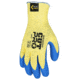 MCR Safety Cut Pro 10 Gauge Kevlar Shell Cut Resistant Work Gloves, Latex Coated Palm and Fingertips, Blue/Yellow, Medium, 9687M