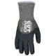 MCR Safety Cut Pro 10 Gauge Kevlar/Steel Shell Cut Resistant Work Gloves, HPT Coated Palm and Fingertips, Black/Green, Small, 9389PVS