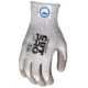 MCR Safety Cut Pro 13 Gauge Dyneema Diamond Technology Shell Cut Resistant Work Gloves, PU Coated Palm and Fingertips, Tan/Salt and Pepper, Small, 9672S