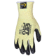 MCR Safety Cut Pro 15 Gauge Stretch Kevlar Shell Cut Resistant Work Gloves, Textured Nitrile Coated Palm and Fingertips, Black/Yellow, Medium, 9693M