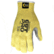 MCR Safety Cut Pro 7 Gauge Kevlar Shell Cut Resistant Work Gloves, Split Leather Palm, Gray, Large, 9686L