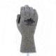 MCR Safety Cut Pro Hero 7 Gauge Regular Weight Shell, ARX Aramid Fibers, Cut Resistant Work Gloves with Leather Palm, 5in Knit Wrist, Black, Large, 93861GL