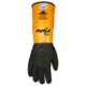 MCR Safety Cut Pro Ninja Coral Cut Resistant Work Gloves, 10 Gauge Dyneema Diamond Technology Lined, 14in PVC Cuff with Coral Dip, Black, Medium, N6464M