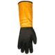 MCR Safety Cut Pro Ninja Coral Cut Resistant Work Gloves, 10 Gauge Dyneema Diamond Technology Lined, 14in PVC Cuff with Coral Dip, Black, Medium, N6464M