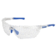 MCR Safety DM1329 Dominator DM3 Series Safety Glasses, Adjustable Wire Core Temples and Nose Piece, I/O Clear Mirror, One Size, DM1329