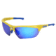 MCR Safety DM1348B Dominator DM3 Series Safety Glasses, Adjustable Wire Core Temples and Nose Piece, Blue Diamond Mirror, One Size, DM1348B