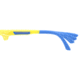 MCR Safety DM1348B Dominator DM3 Series Safety Glasses, Adjustable Wire Core Temples and Nose Piece, Blue Diamond Mirror, One Size, DM1348B