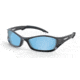 MCR Safety Eyewear Graphite FRM/BLUE Lens TB113AF, Each