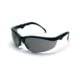 MCR Safety Glasses Blk Frm Gray Lens PK12 KD312, Each