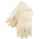 MCR Safety Hot Mill Work Gloves, 24oz 100% Cotton Fabric, 2.5in Band Top and Knuckle Strap, Cotton Liner, Regular Weight, Natural, Large, 9124C