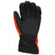 MCR Safety Insulated Mechanics Gloves, 200 gram Thinsulate Lining, MAXGrid Material Palm, Inner Elastic Snow and Ice Cuff, Black/Hi-Vis Orange, X - Large, 983XL