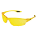 MCR Safety Law LW2 Series Safety Glasses, Soft Secure TPR Nose Piece and Temple Inserts, Amber, One Size, LW214