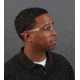 MCR Safety Law LW2 Series Safety Glasses, Soft Secure TPR Nose Piece and Temple Inserts, Clear, One Size, LW210