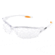 MCR Safety Law LW2 Series Safety Glasses, Soft Secure TPR Nose Piece and Temple Inserts, Clear, One Size, LW210