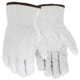 MCR Safety Leather Drivers Insulated Work Gloves, Buffalo Grain with Shirred Elastic Back, Lined with Thinsulate, White, Large, 3313TL