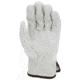 MCR Safety Leather Drivers Work Gloves, CV Grade Cow Grain Palm with Split Leather Back, Keystone Thumb, Beige, Small, 32057S