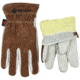 MCR Safety Leather Drivers Work Gloves, Select Grade Cow Grain Leather, Kevlar Lined with Keystone Thumb, Beige, Large, 3204KL