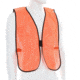 MCR Safety Mesh Safety Vest, Lightweight Poly Mesh, Non-ANSI Rated, Fluorescent Orange, One Size, V201