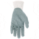MCR Safety NXG Work Gloves, 15 Gauge Nylon Shell, Air Infused Nitrile Foam Coated Palm and Fingertips, Gray/White, Large, 9694L