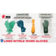 MCR Safety PredaFlex Work Gloves, Shoulder Length Fully Coated with Nitrile, Soft Interlock Liner, Sandy Finish, Yellow, Small, MG9796S