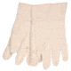 MCR Safety Premium Hot Mill Work Gloves, 36oz Heavy Weight Fabric, 2.5in Band Top, Burlap Lined, Knuckle Strap, Natural, Large, 9136K