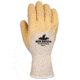 MCR Safety Premium Tufftex Series Rubber Coated String Knit Work Gloves, Crinkle Texture Finish, Comfortable Knit Wrist, Yellow/Natural, Small, 6832S