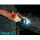 MCR Safety Red Ram Mig/Tig Select Grain Pigskin, Clute Back, 4.5in Split Pig Cuff, Beige and Russet, Large, 49610L