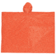 MCR Safety Schooner Disposable Rain Poncho, .10mm PVC, Attached Hood, Tote Pouch, Orange, One Size, O41