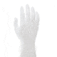 MCR Safety SensaTouch Disposable Vinyl Gloves, Powdered Industrial Grade, 9.5in Length, 5 mil Thickness, Clear, Large, 5020L