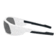 MCR Safety Swagger SR1 Series Safety Glasses with UV-AF Anti-Fog Coating, Soft Non-Slip Nose Piece and Temples, Gray, One Size, SR122AF