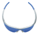 MCR Safety T1 Series Safety Glasses, Hybrid Temple Design, Blue Diamond Mirror, One Size, T1148B