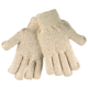 MCR Safety Terry Cloth Work Gloves, Heavy Weight 2-Ply Construction, Loop-in Terry Cloth, Heat Resistant Gloves, Russet/Natural, Large, 9450K
