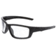 MCR Safety Tier1 T124 Tactical Gear Safety Glasses, Matte Black Frame, Clear MAX6 Superior Anti-Fog Lens, One Size, T12410P