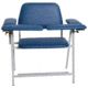 Med-Care Mfg Phlebotomy Chair Up Tl X-WD Bl 12CUTXBLUE