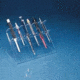 Mitchell Plastics 2-PIPET Station Holder Neon Gr PH-2000G