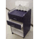 Mitchell Plastics SUPPLY/PHLEBOTOMY Cart Black T PHC-2018WB