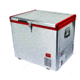 Mr. Heater Fridge/Freezer 63 Quart, Silver &amp; Red F235769